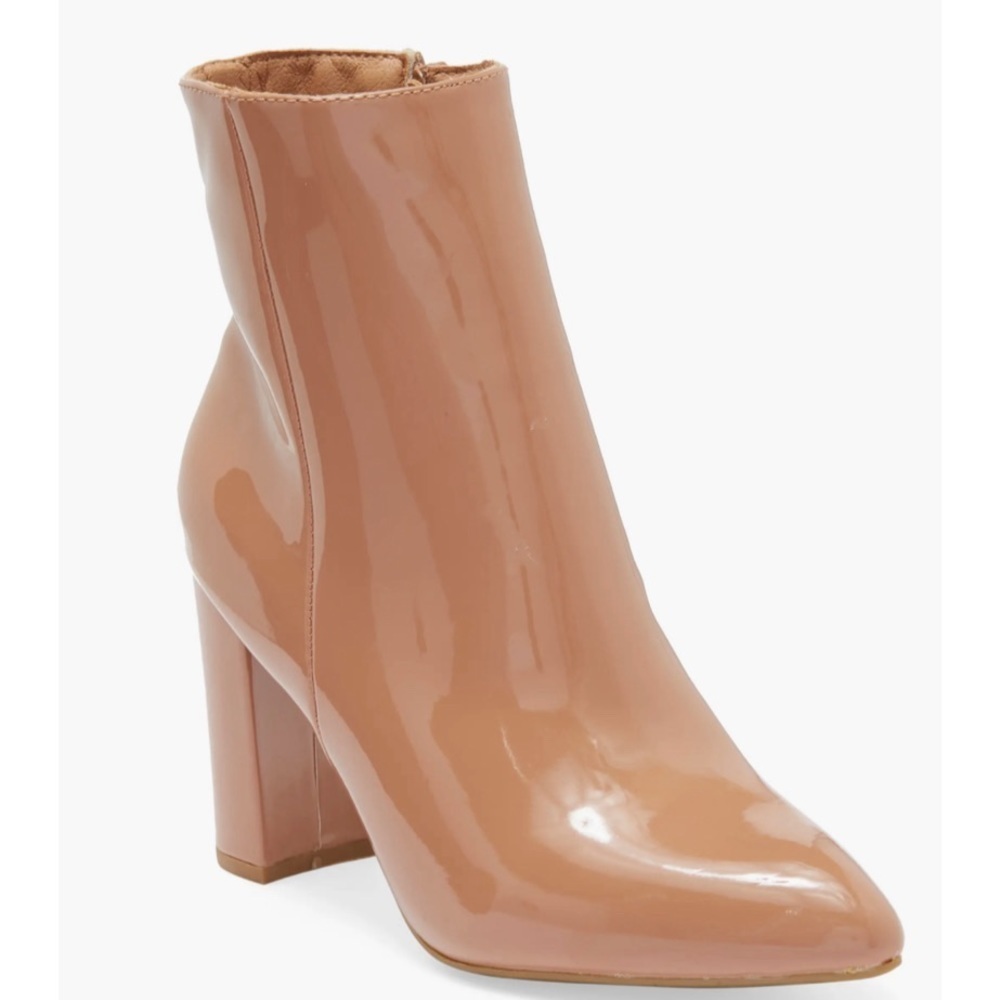 Tan Pointed Toe Bootie - Picture 2 of 3